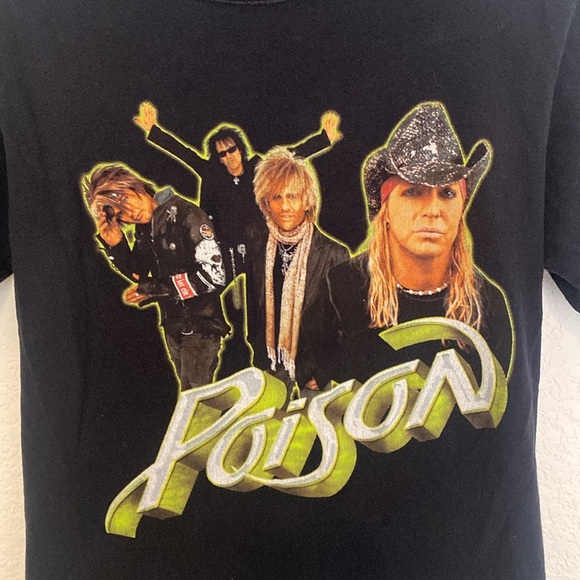 “Poison” 2007 Tour T-Shirt Anvil Vintage small - Picture 2 of 6